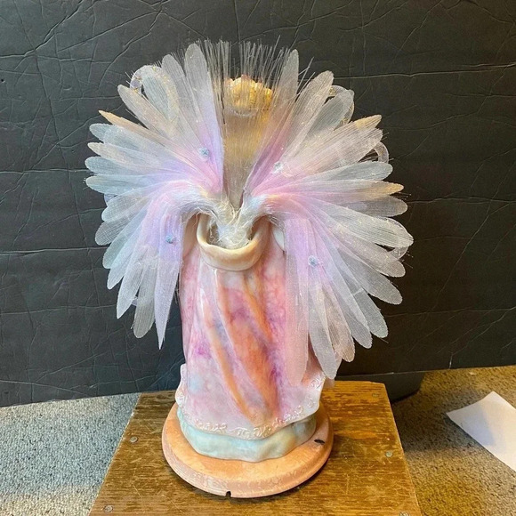 Vintage Ray Chia Collection Angel Play Violin Statue 15.5” Tall - Picture 5 of 12